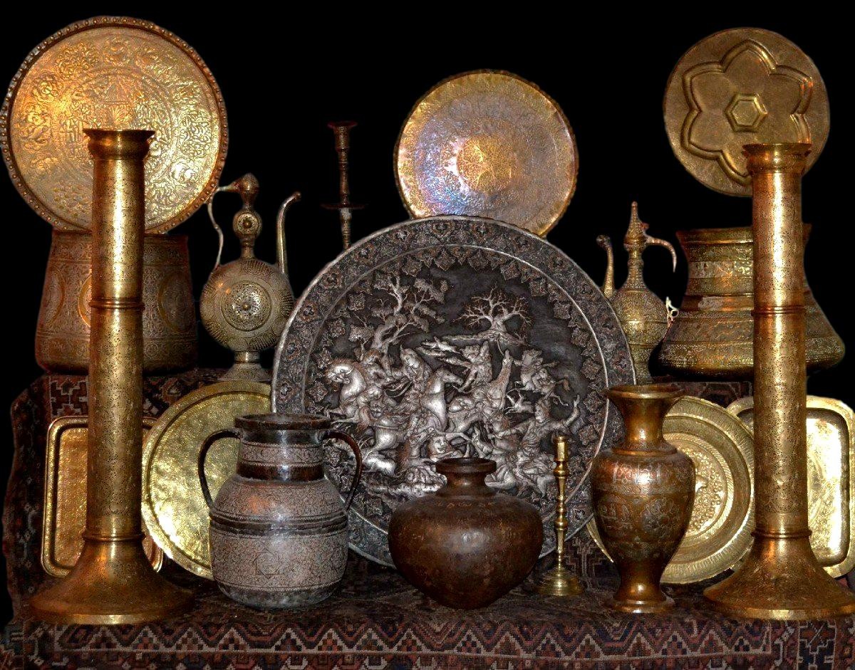 Cooking Cauldron, Copper, With Handle, 19th Century, Iranian Azerbaijan, Very Good Collector's Condition-photo-6
