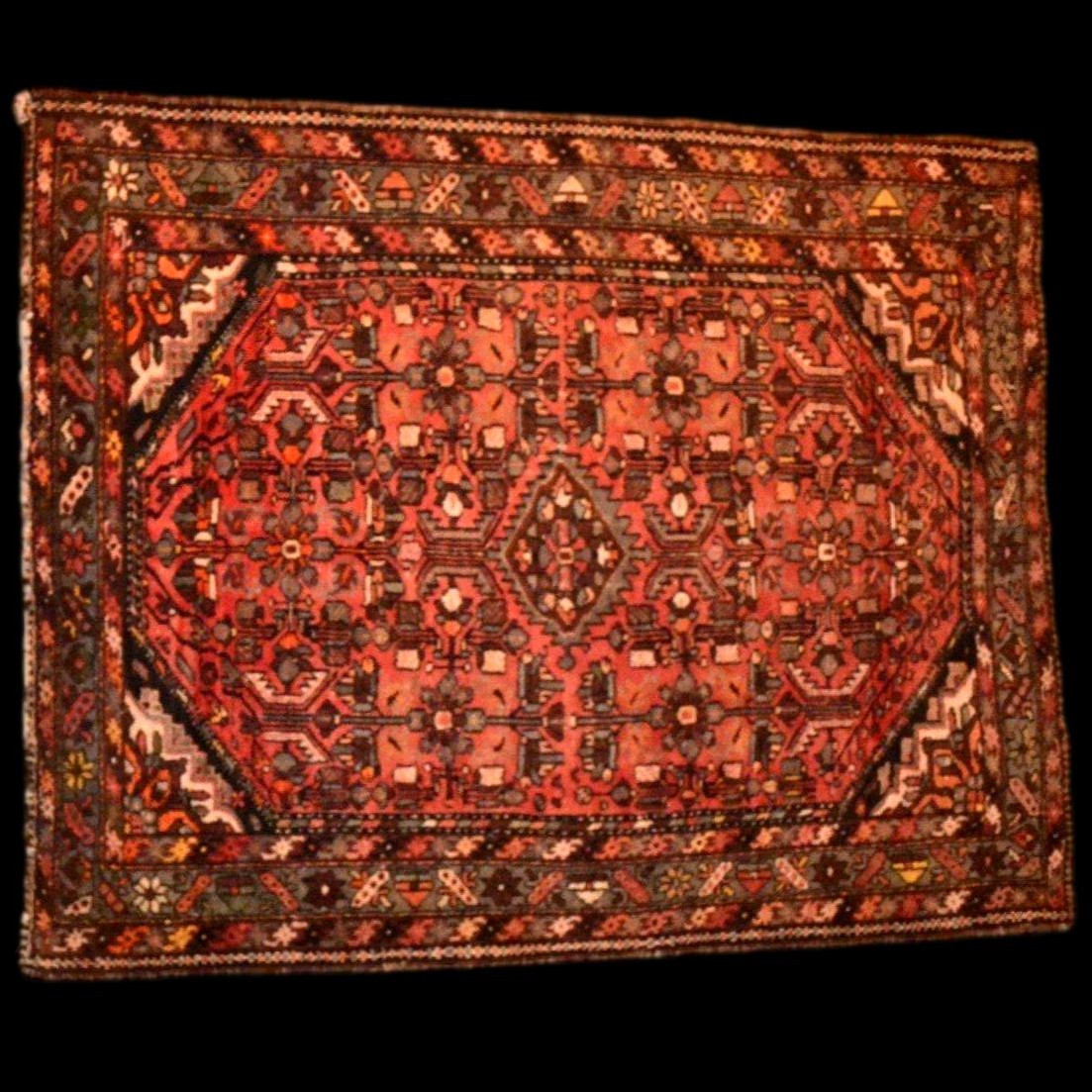 Sarough Rug, 160 X 204 Cm, Hand-knotted Wool From Iran Circa 1950, Very Good Condition-photo-2
