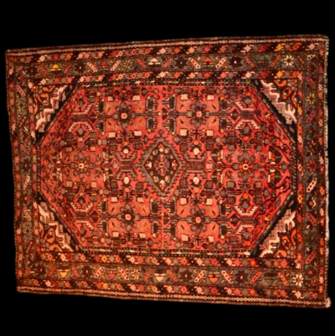 Sarough Rug, 160 X 204 Cm, Hand-knotted Wool From Iran Circa 1950, Very Good Condition-photo-4
