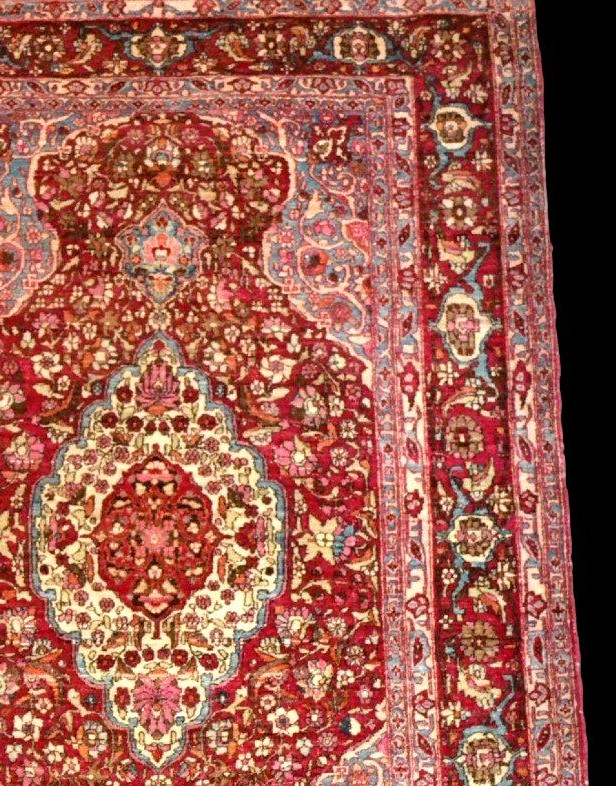Isfahan Rug, 130 X 210 Cm, Hand-knotted Wool And Silk, Late 19th Century (1860-1880), Collection-photo-2
