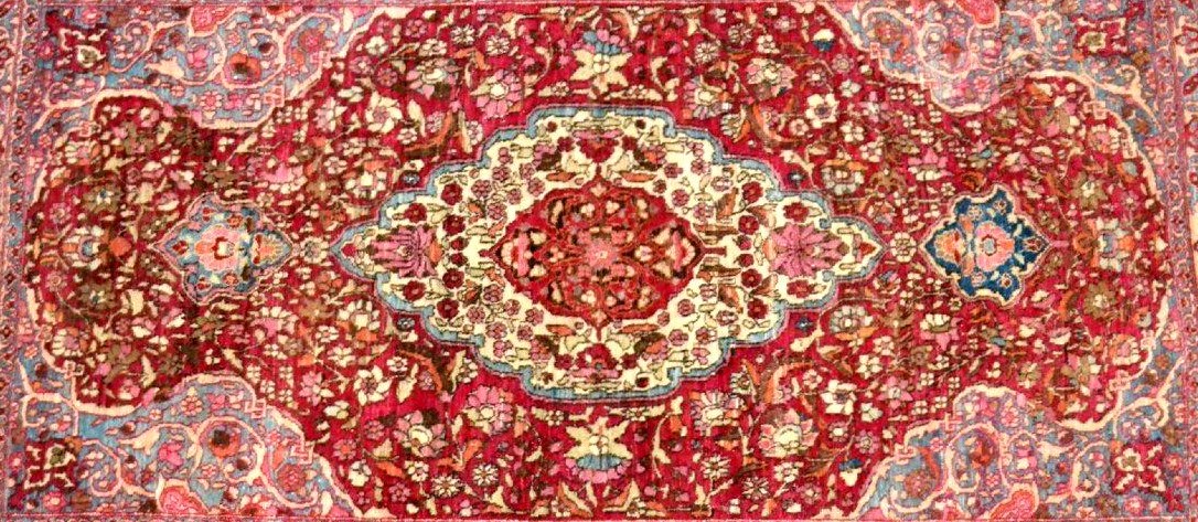 Isfahan Rug, 130 X 210 Cm, Hand-knotted Wool And Silk, Late 19th Century (1860-1880), Collection-photo-7