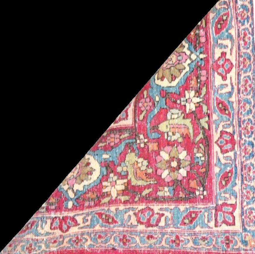 Isfahan Rug, 130 X 210 Cm, Hand-knotted Wool And Silk, Late 19th Century (1860-1880), Collection-photo-8