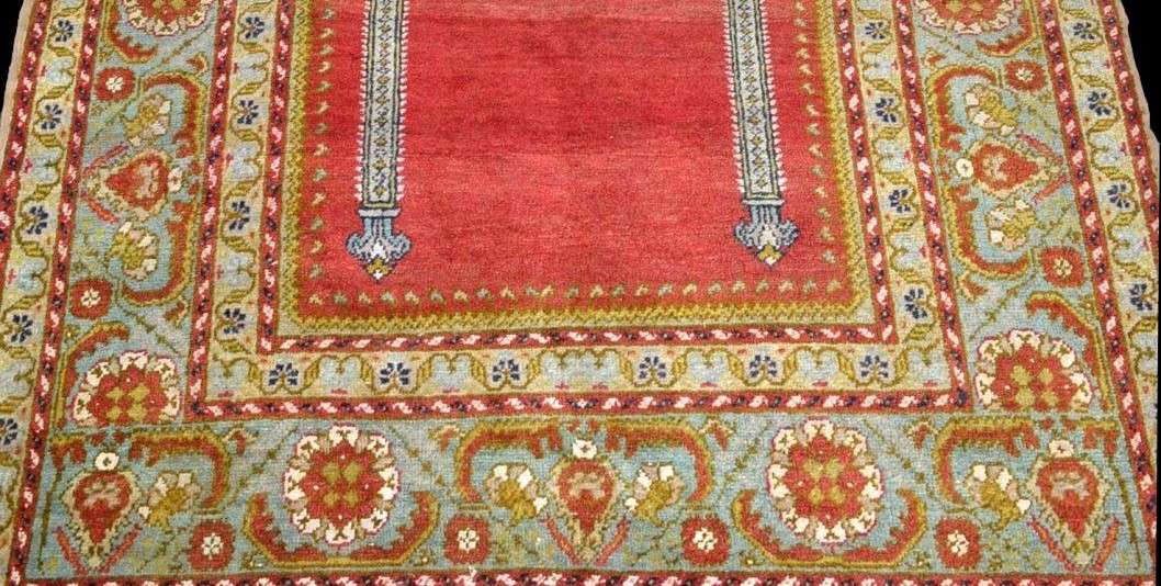 Kayseri Rug, 123 X 167 Cm, Hand-knotted Wool From Türkiye In The Mid-20th Century, Good Condition-photo-3