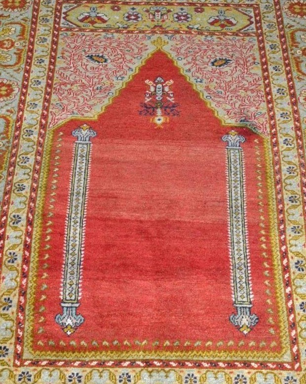 Kayseri Rug, 123 X 167 Cm, Hand-knotted Wool From Türkiye In The Mid-20th Century, Good Condition-photo-1