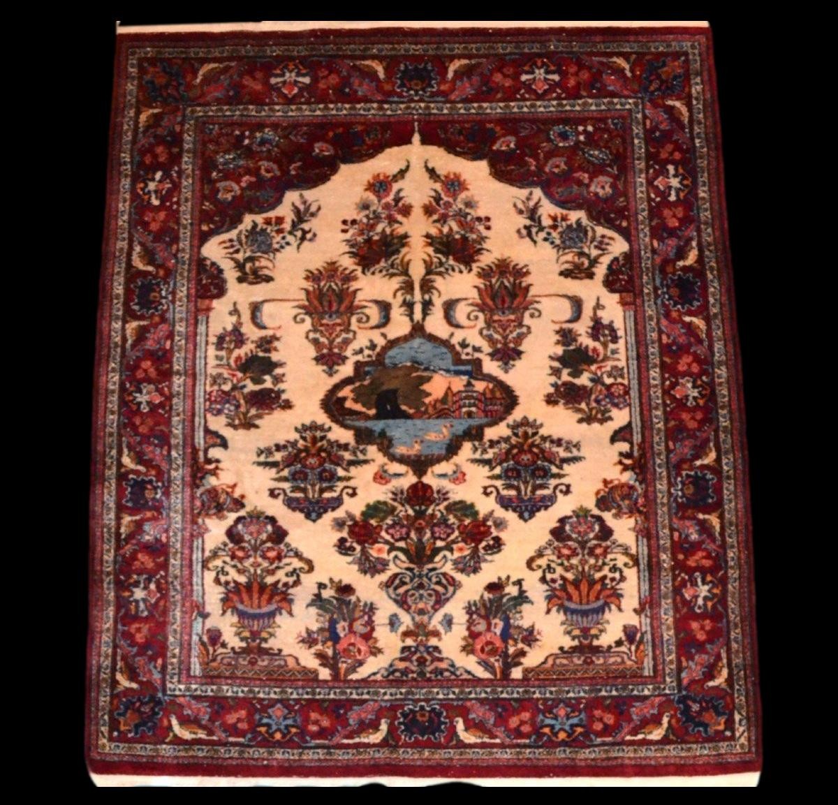 Kayseri Rug, 123 X 167 Cm, Hand-knotted Wool From Türkiye In The Mid-20th Century, Good Condition-photo-7