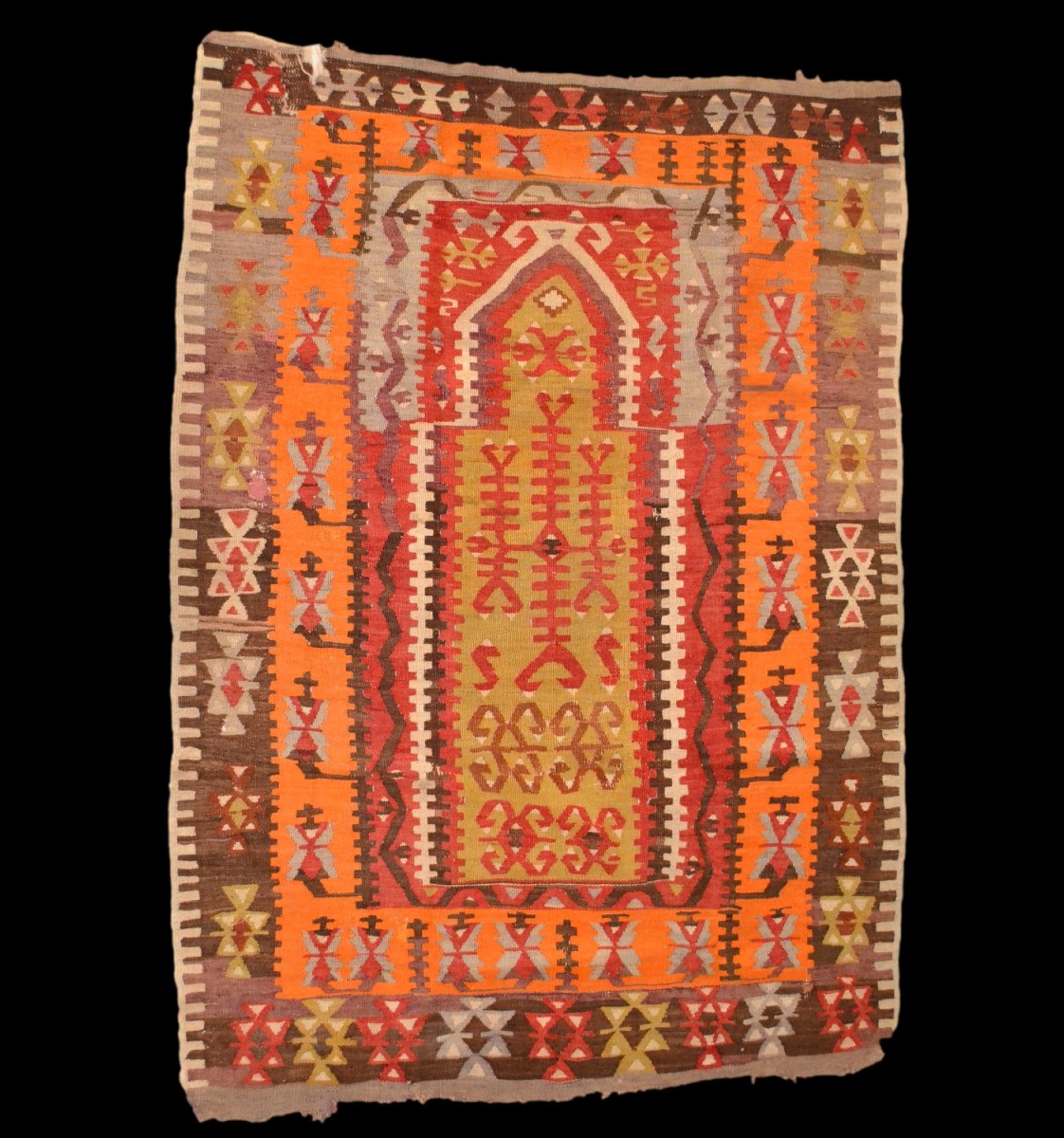 Kayseri Rug, 123 X 167 Cm, Hand-knotted Wool From Türkiye In The Mid-20th Century, Good Condition-photo-8