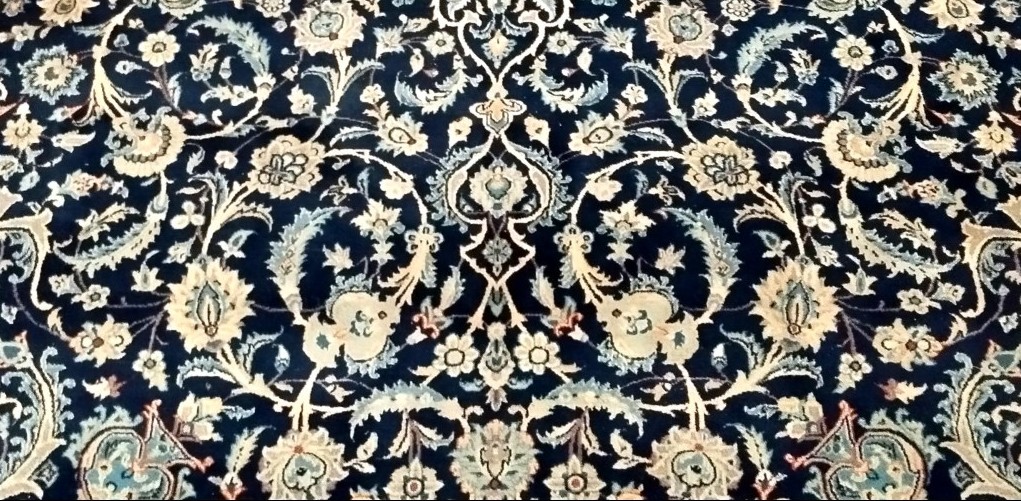 Na'in Rug, 254 X 382 Cm, Kork Wool & Silk Hand-knotted In Iran In Very Good Condition, Circa 1980-photo-6