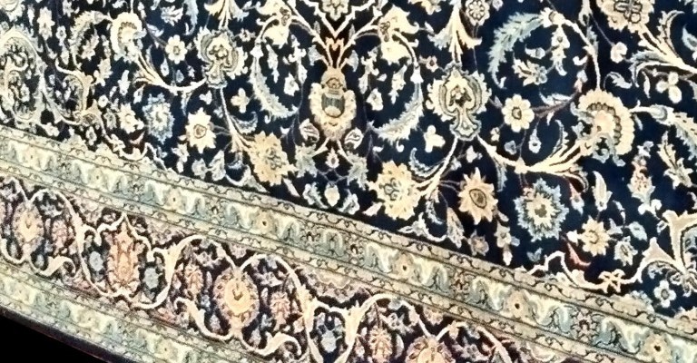 Na'in Rug, 254 X 382 Cm, Kork Wool & Silk Hand-knotted In Iran In Very Good Condition, Circa 1980-photo-7