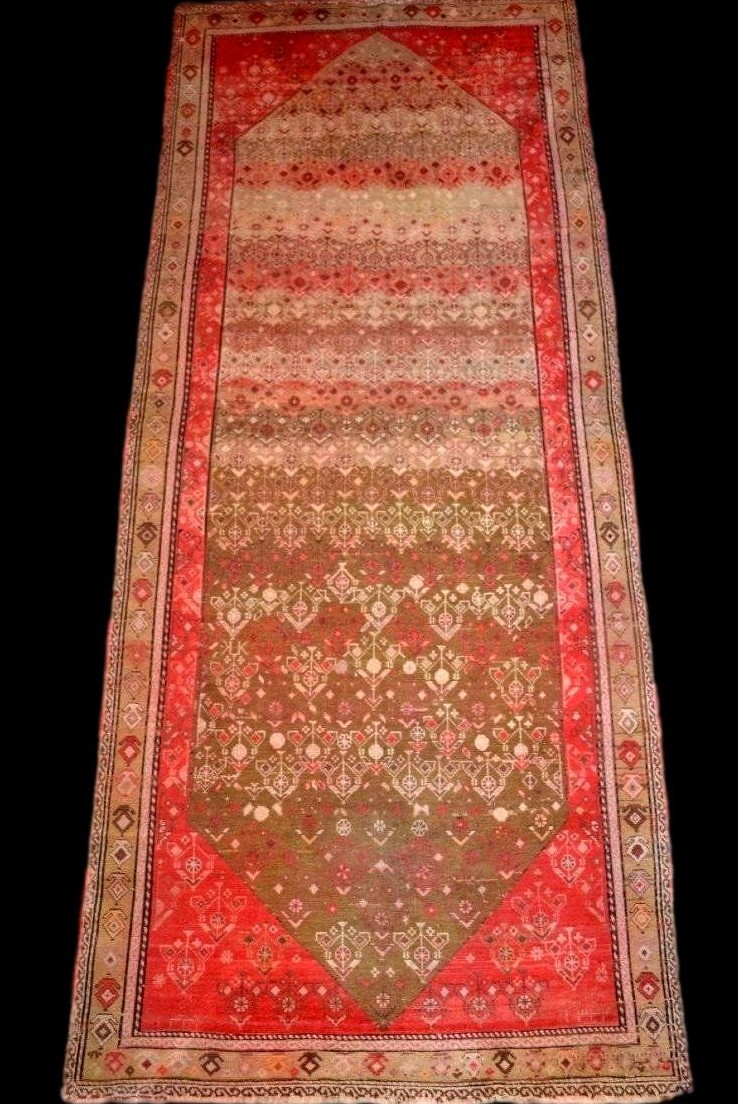 Galerie Mille-fleurs Kazak Carpet, 141 X 347 Cm, Dated 1932, Wool On Wool, Caucasus-photo-2