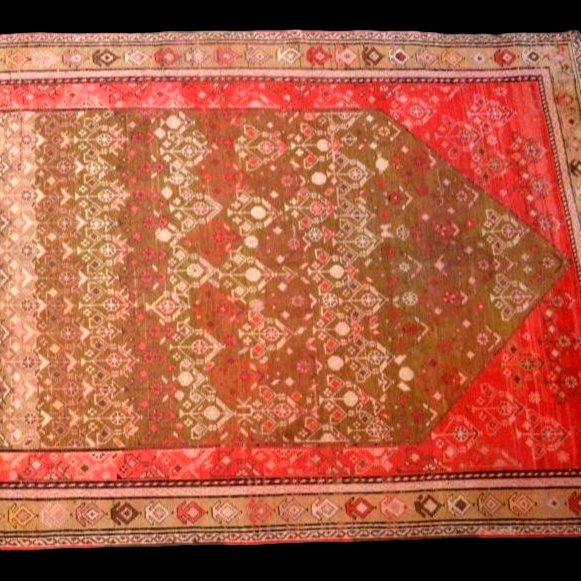 Galerie Mille-fleurs Kazak Carpet, 141 X 347 Cm, Dated 1932, Wool On Wool, Caucasus-photo-3