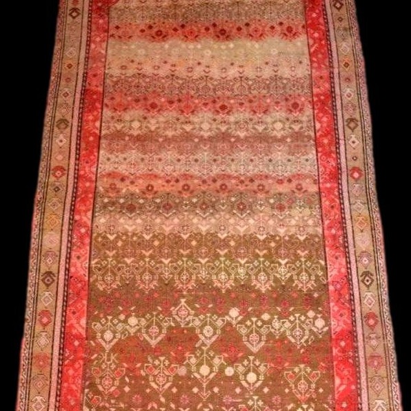 Galerie Mille-fleurs Kazak Carpet, 141 X 347 Cm, Dated 1932, Wool On Wool, Caucasus