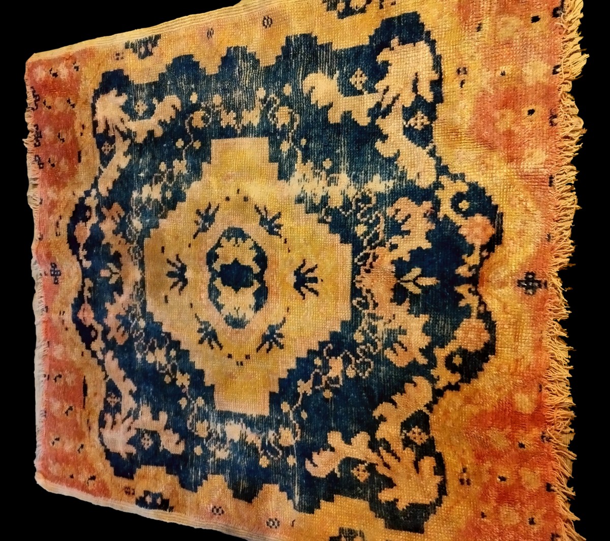 Sofreh, Haouz, Maroc, 112 x 123 cm, Laine sur laine nouée main, Début du XXème Siècle 1880-00-photo-4