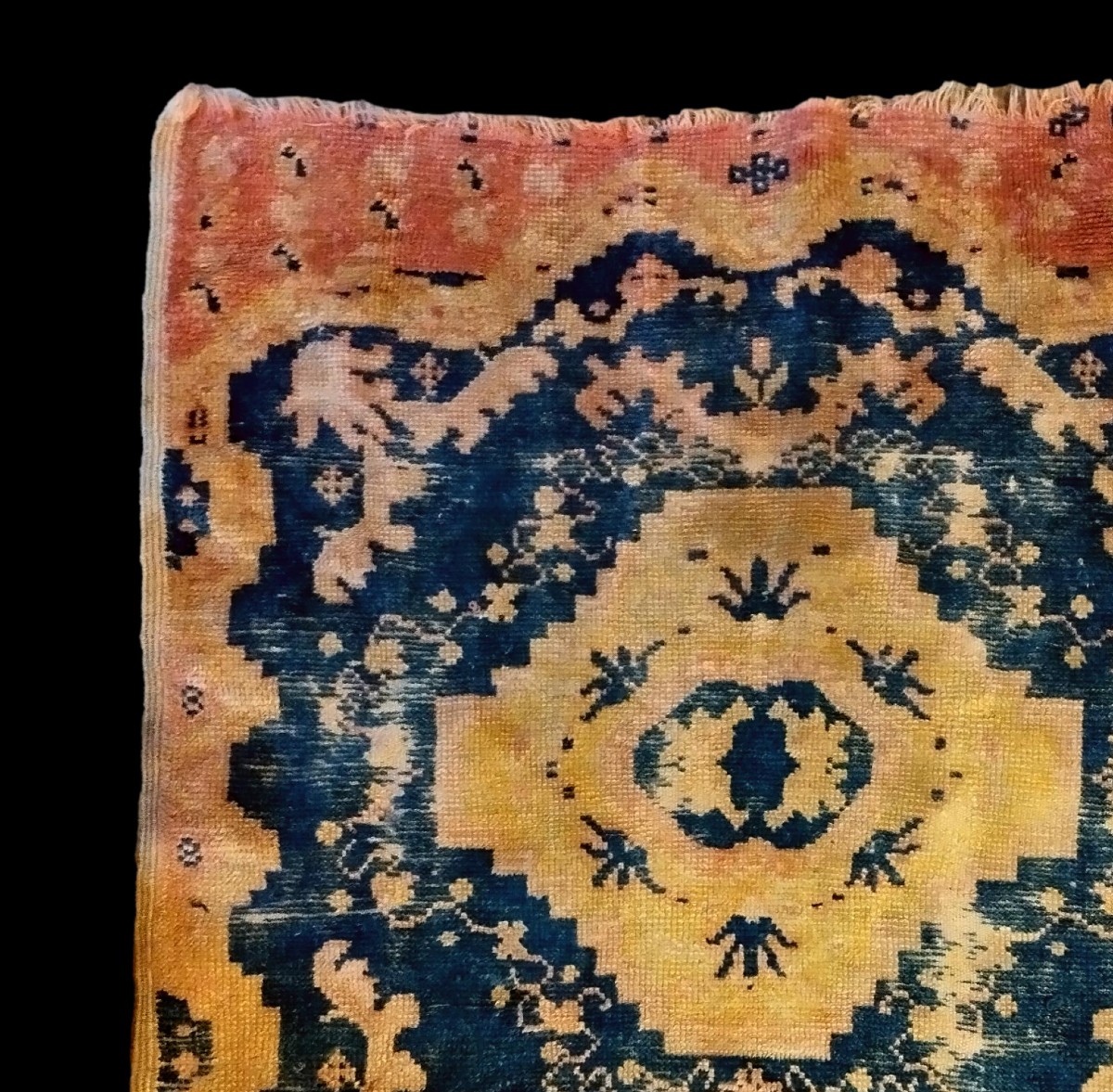 Sofreh, Haouz, Maroc, 112 x 123 cm, Laine sur laine nouée main, Début du XXème Siècle 1880-00-photo-1