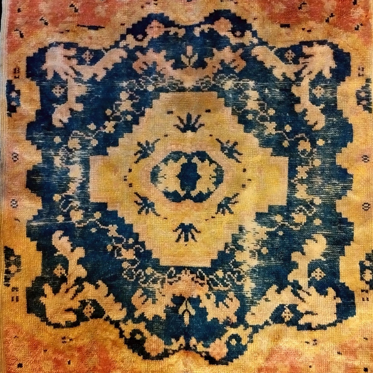 Sofreh, Haouz, Maroc, 112 x 123 cm, Laine sur laine nouée main, Début du XXème Siècle 1880-00-photo-3