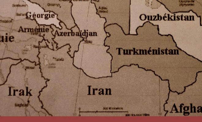 Vase à panse globulaire, Ht 83 cm, Iran, cuivre rouge, millefleurs barques inversées, XIXème-photo-4