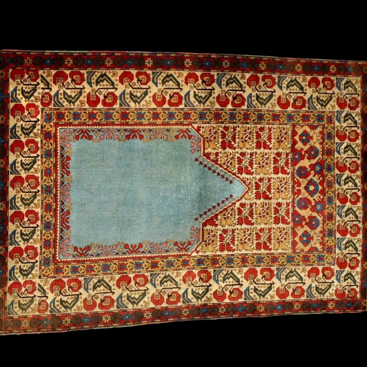 Panderma Rug, 119 X 174 Cm, Hand-knotted Wool From Turkey, Circa 1900, In Very Good Condition-photo-2