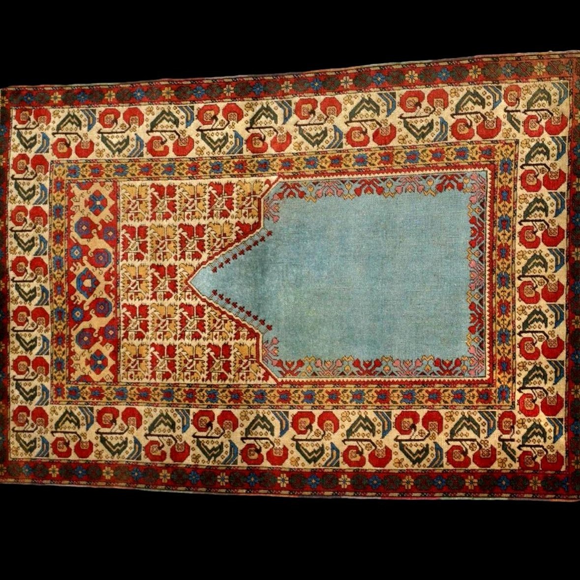 Panderma Rug, 119 X 174 Cm, Hand-knotted Wool From Turkey, Circa 1900, In Very Good Condition-photo-4