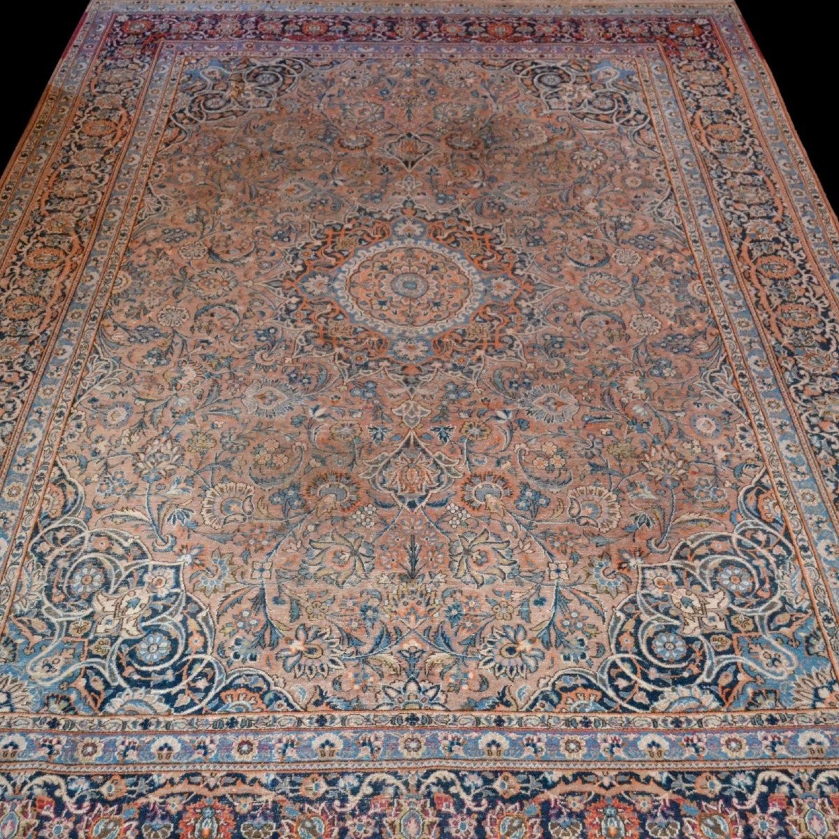 19th Century Silver On Brass Marquetry Top, Damask, Syria, Very Good Condition-photo-7