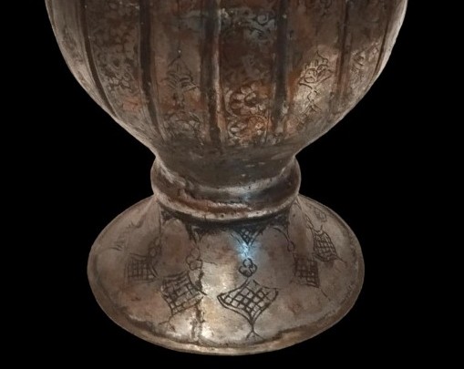 Aiguière d'ablutions, XIXème siècle, région de Boukhara, Ouzbékistan, état de collection-photo-2