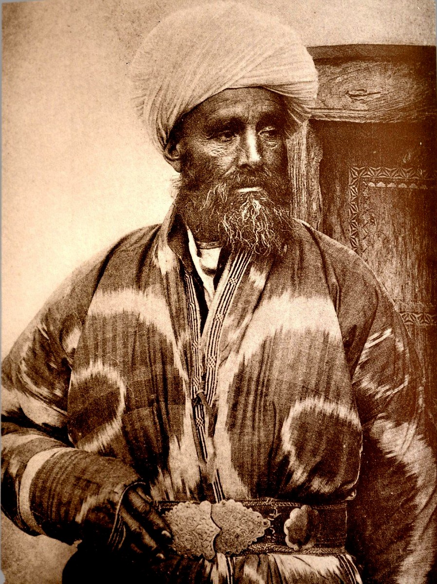 Tapis Tekké "chouval", 104 x 158 cm, laine sur laine nouée main au Turkestan, 1880 - 1900-photo-4