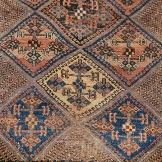 Afshar Carpet, Shahr Babak, 151 X 192 Cm, Hand-knotted Wool, Iran, Second Half Of The 19th Century, Kadjar-photo-6