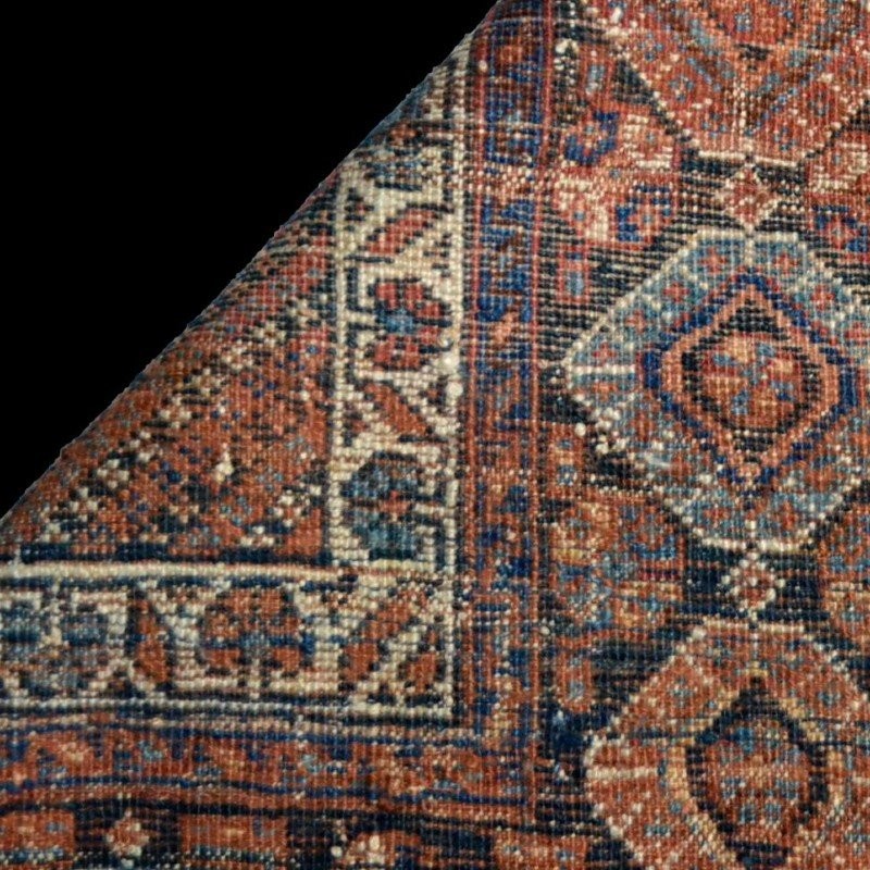 Afshar Carpet, Shahr Babak, 151 X 192 Cm, Hand-knotted Wool, Iran, Second Half Of The 19th Century, Kadjar-photo-8