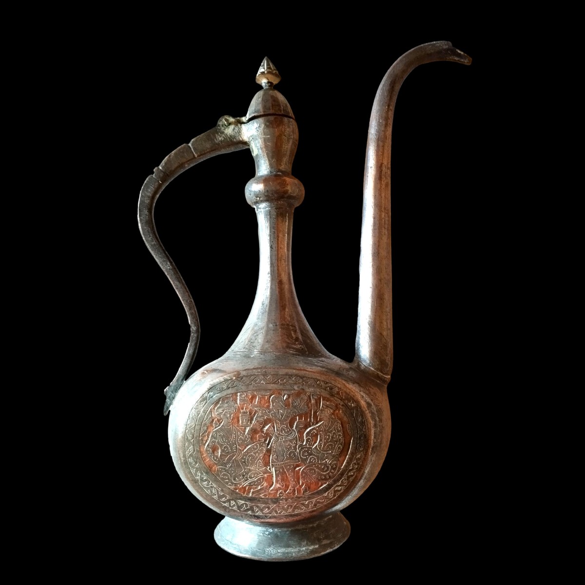 Oriental Persian Aftafa Ewer XIX C 1900 - 1920-photo-3