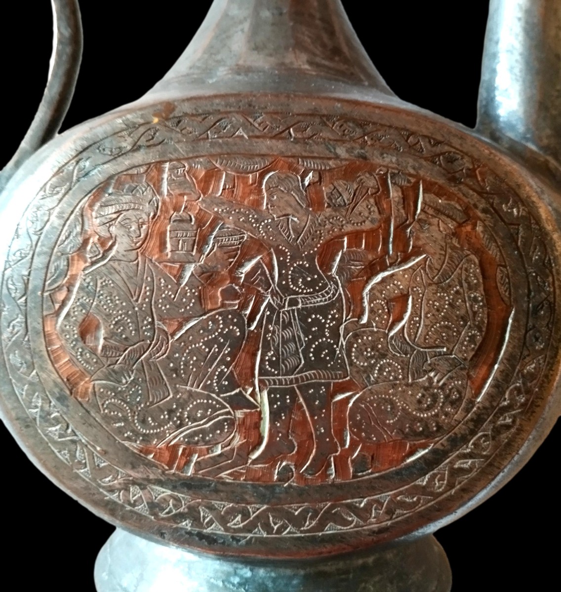 Oriental Persian Aftafa Ewer XIX C 1900 - 1920-photo-4