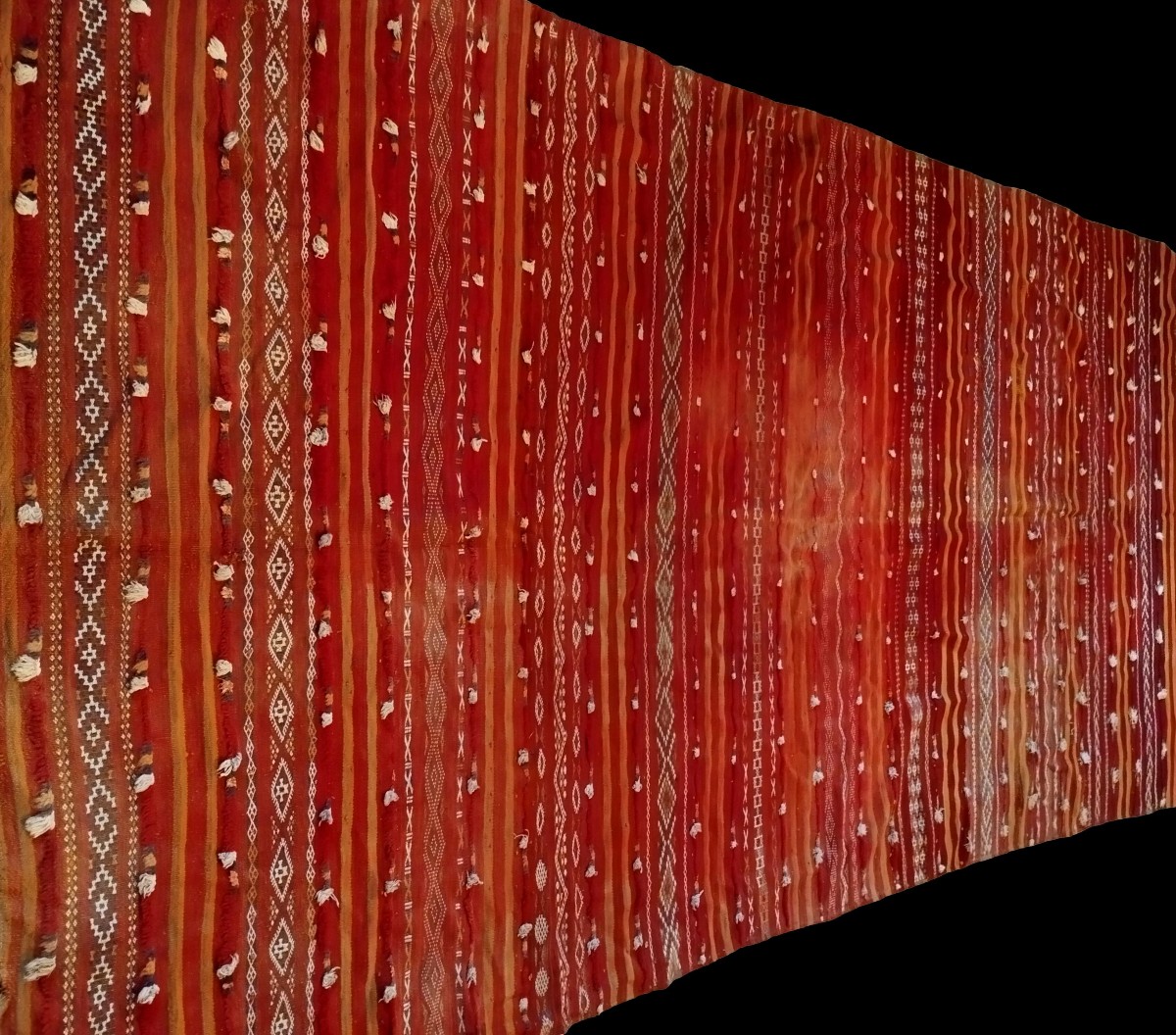 Hanbel du Haouz, 174 x 297 cm, tribu Chichoua ou Boujad, laine, Maroc vers 1900 - 1930-photo-2