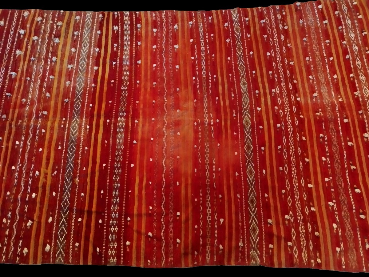 Hanbel du Haouz, 174 x 297 cm, tribu Chichoua ou Boujad, laine, Maroc vers 1900 - 1930-photo-3