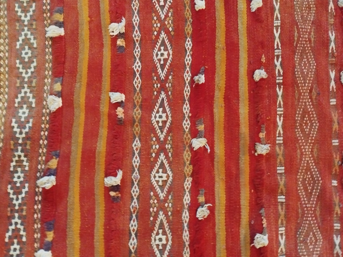 Hanbel du Haouz, 174 x 297 cm, tribu Chichoua ou Boujad, laine, Maroc vers 1900 - 1930-photo-1