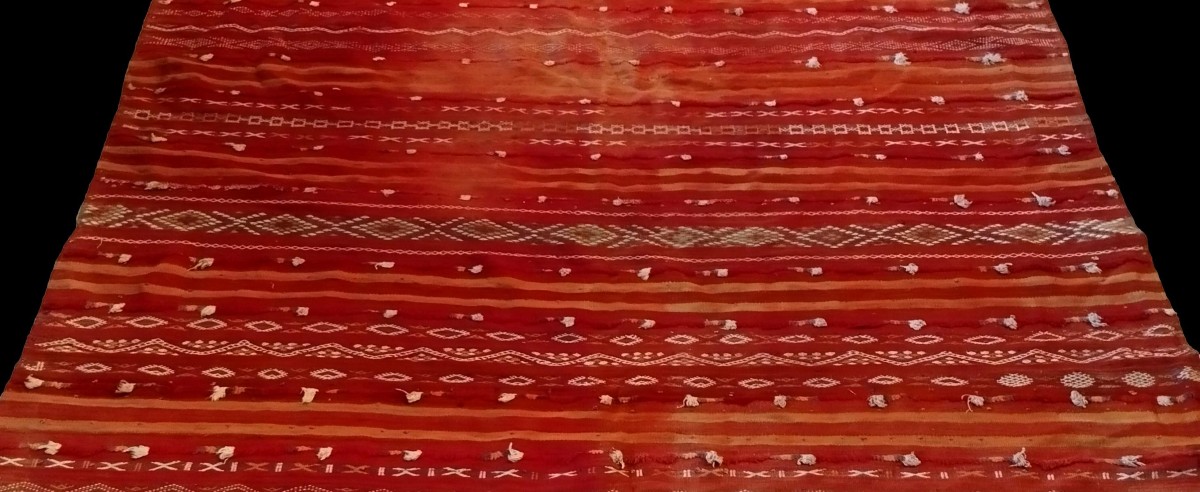 Hanbel du Haouz, 174 x 297 cm, tribu Chichoua ou Boujad, laine, Maroc vers 1900 - 1930-photo-3