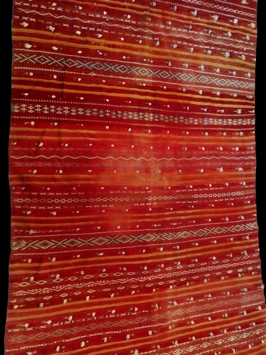 Hanbel du Haouz, 174 x 297 cm, tribu Chichoua ou Boujad, laine, Maroc vers 1900 - 1930-photo-5