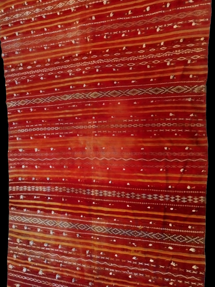 Hanbel du Haouz, 174 x 297 cm, tribu Chichoua ou Boujad, laine, Maroc vers 1900 - 1930-photo-6