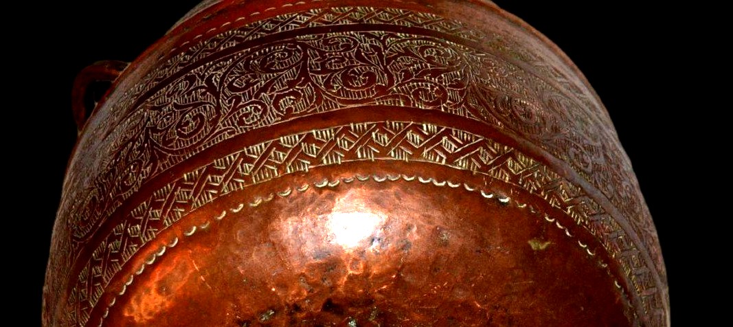 Milk Or Cream Pot, Copper,,, Azerbaijan, 19th Century.-photo-2