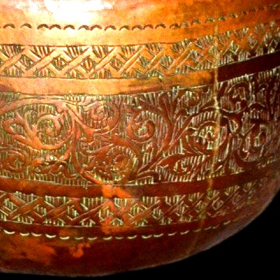 Milk Or Cream Pot, Copper,,, Azerbaijan, 19th Century.-photo-3