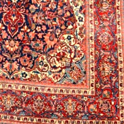 Kashan Carpet, Kadjar Dynasty,131 X 207 Cm Hand-knotted Kork Wool In Iran, Early 20th Century-photo-7