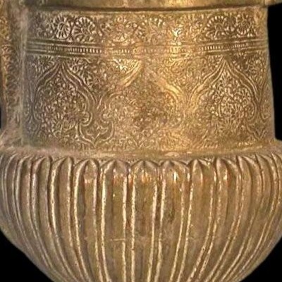 Théière de nomades, Asie centrale, laiton ciselé au repoussé, XIXème siècle, état collection-photo-5