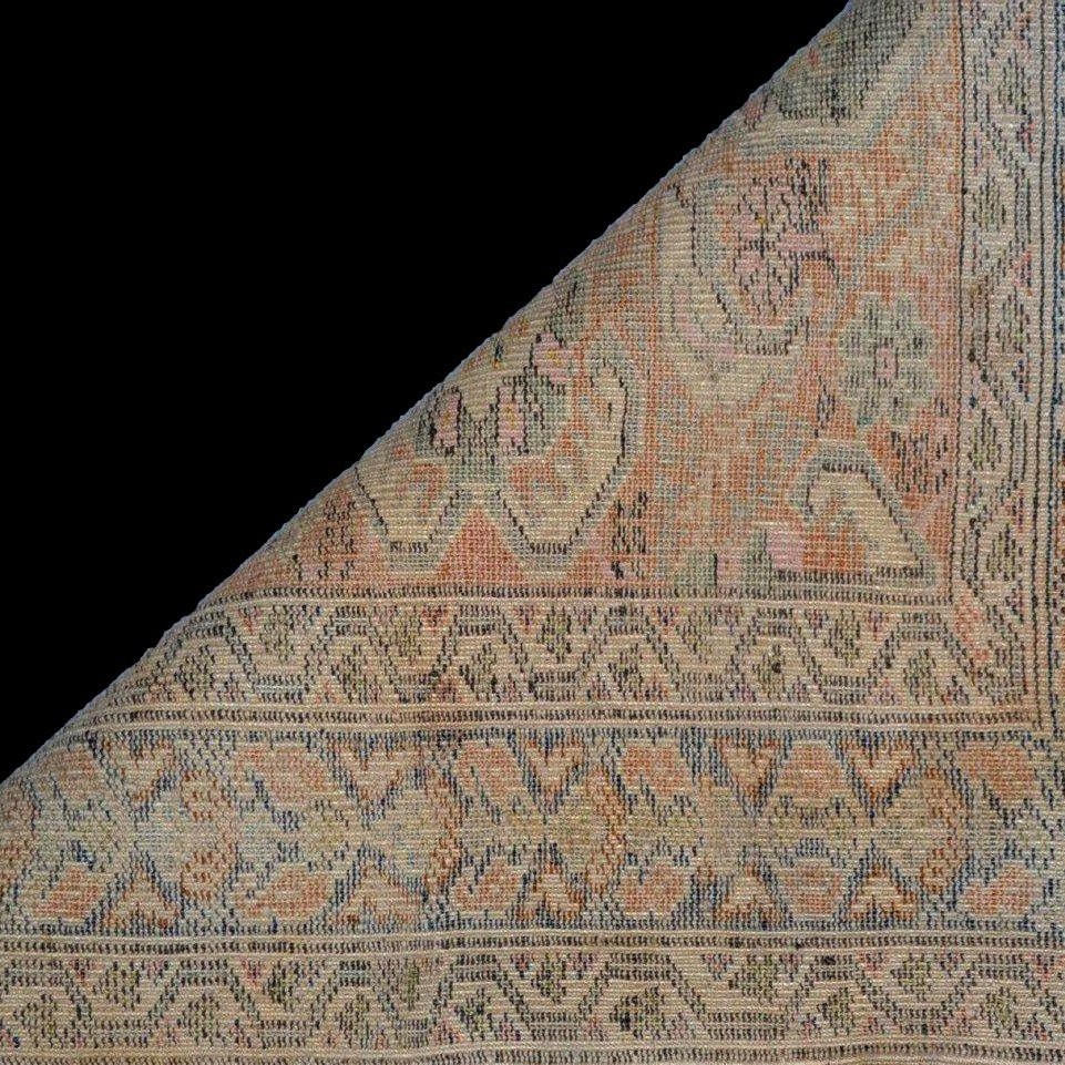 Istanbul Carpet, Ottoman Art, 127 X 190 Cm, Hand-knotted Silk On Cotton, Circa 1900 - 1920-photo-7