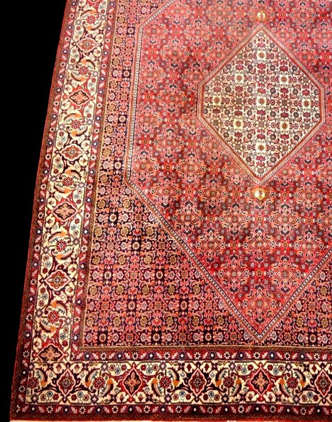 Bidjar Rug, 203 X 302 Cm, Hand-knotted Wool, Iran, Circa 1980, Heavy And Thick, Very Good Condition-photo-4