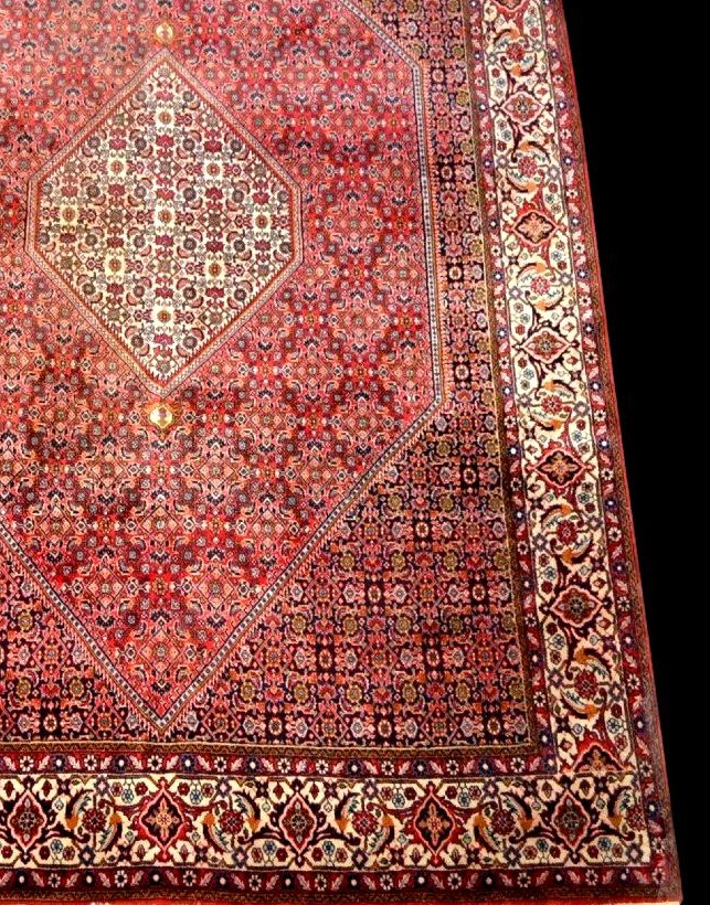 Bidjar Rug, 203 X 302 Cm, Hand-knotted Wool, Iran, Circa 1980, Heavy And Thick, Very Good Condition-photo-5