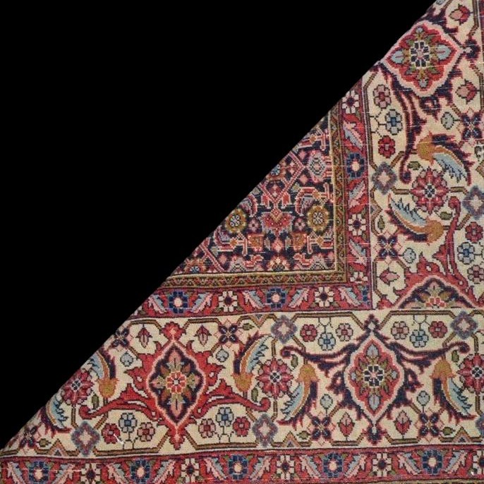 Bidjar Rug, 203 X 302 Cm, Hand-knotted Wool, Iran, Circa 1980, Heavy And Thick, Very Good Condition-photo-7