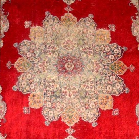 Tabriz Kadjar Rug, 122 X 185 Cm, Hand-knotted Wool & Silk, Iran, 1860 - 1880, Collector's Item-photo-4