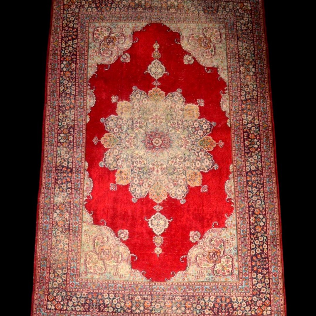 Tabriz Kadjar Rug, 122 X 185 Cm, Hand-knotted Wool & Silk, Iran, 1860 - 1880, Collector's Item