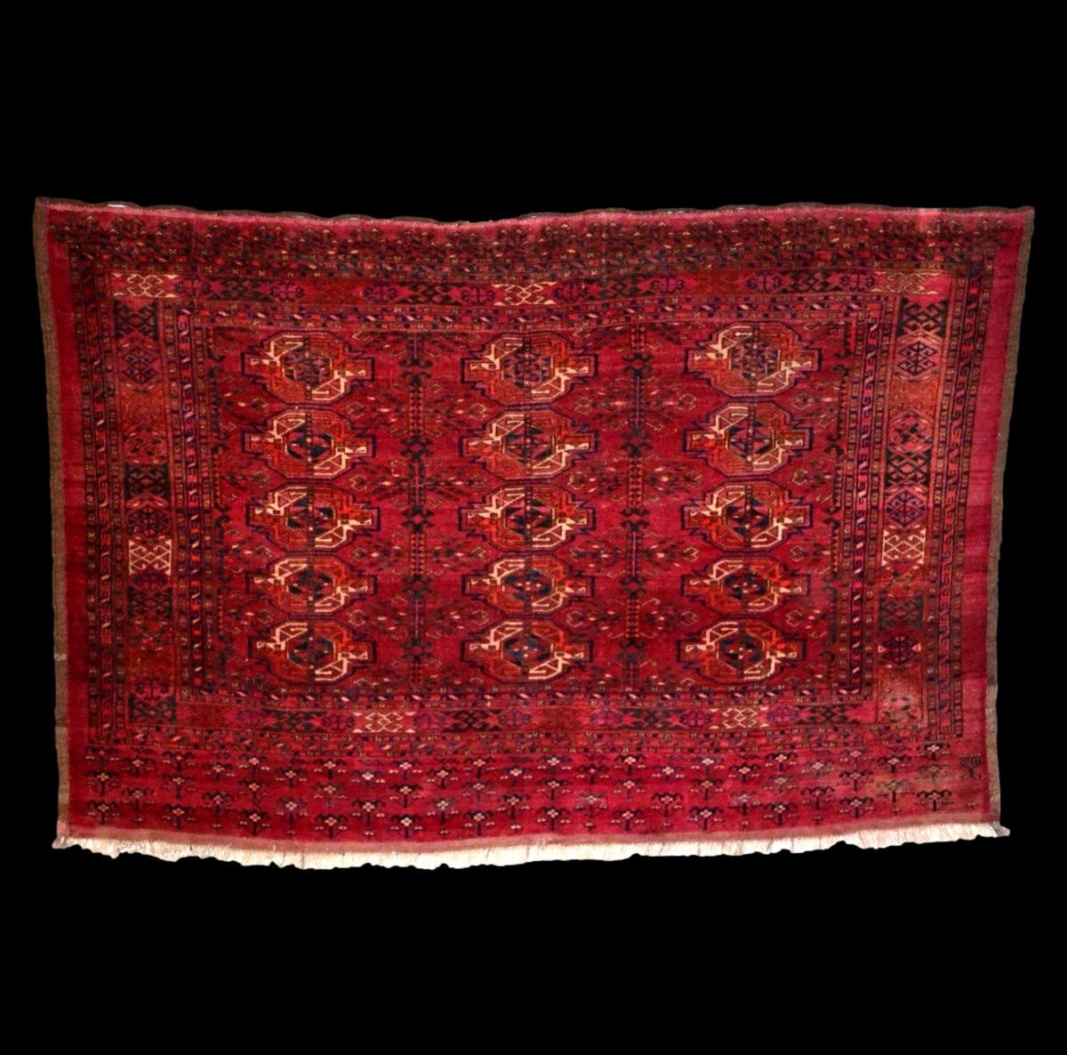 Baluch Carpet, 95 X 158 Cm, Mid-20th Century, Wool On Hand-knotted Wool, Afghanistan-photo-7