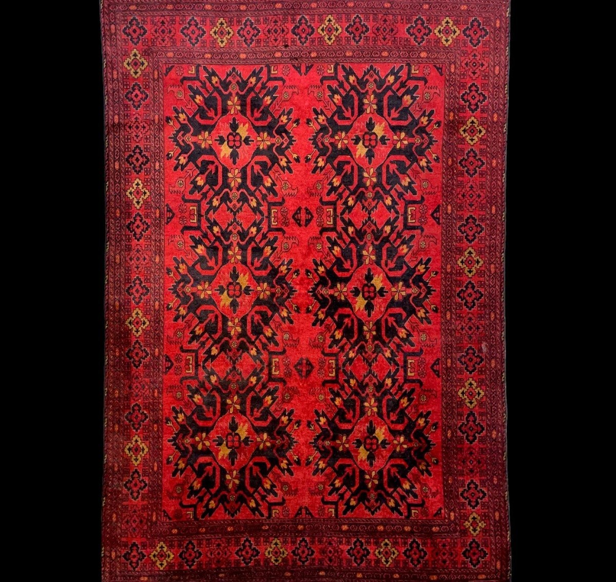Baluch Carpet, 95 X 158 Cm, Mid-20th Century, Wool On Hand-knotted Wool, Afghanistan-photo-8