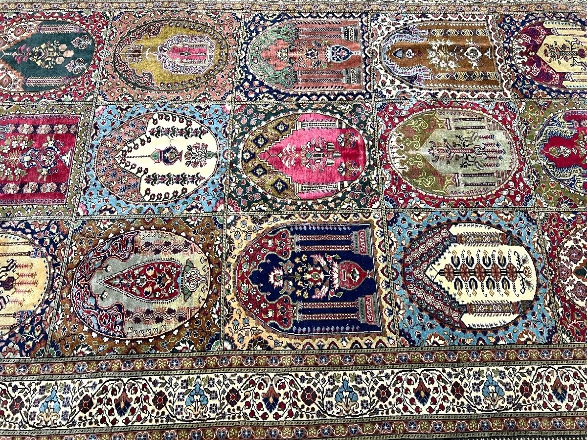 Tapis Tabriz, dynastie Kadjar, 202 x 310 cm, laine nouée main, Iran, début XXème, collection-photo-3