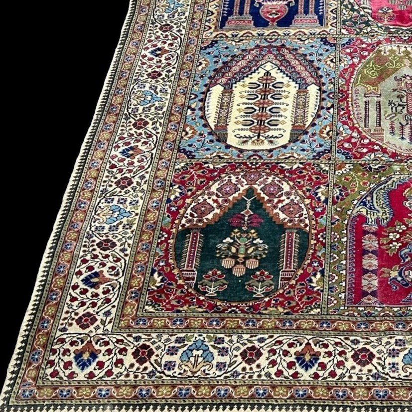 Tapis Tabriz, dynastie Kadjar, 202 x 310 cm, laine nouée main, Iran, début XXème, collection-photo-3