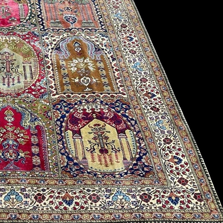 Tapis Tabriz, dynastie Kadjar, 202 x 310 cm, laine nouée main, Iran, début XXème, collection-photo-4