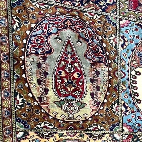 Tapis Tabriz, dynastie Kadjar, 202 x 310 cm, laine nouée main, Iran, début XXème, collection-photo-6